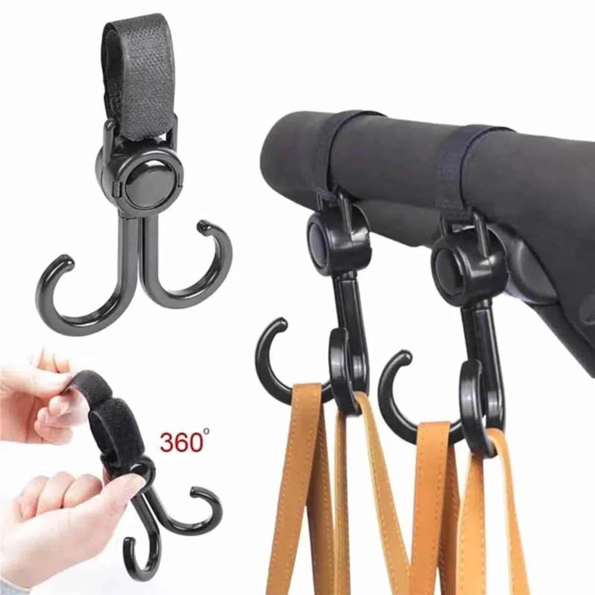 Travel Accessories For 3 Year Old - Obrotowe podwójne haczyki Akcesoria podróżne do