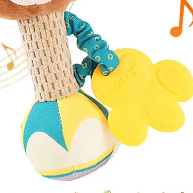 Travel Accessories With Toddler - Grzechotki dla niemowląt, miękkie pluszowe grzechotki,