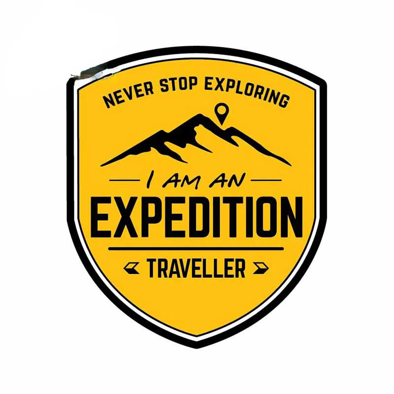 Travel Accessories Car - Naklejka samochodowa 13cm Expedition Travel, naklejka