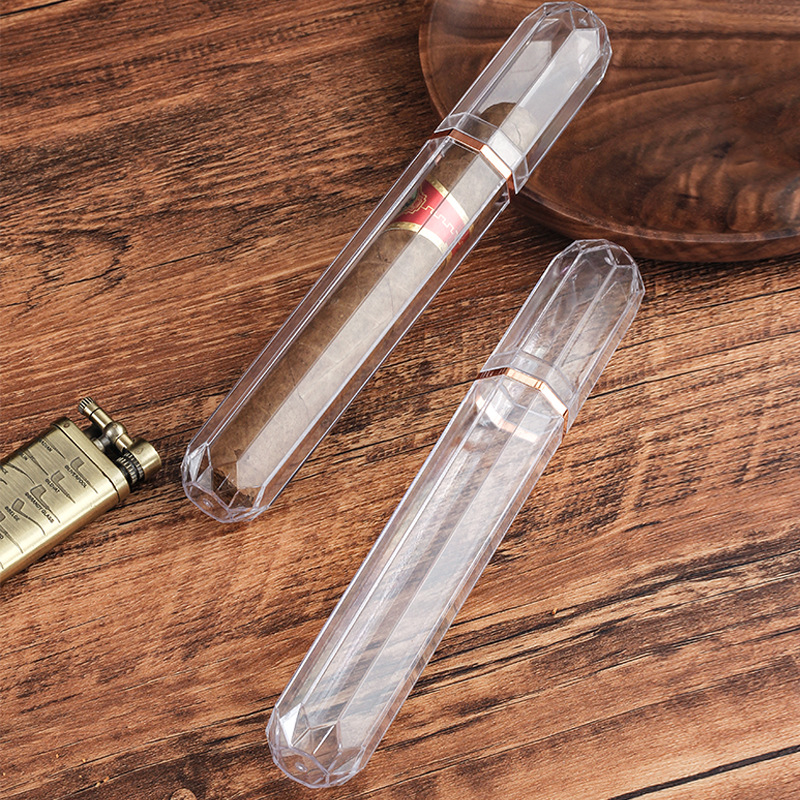 Travel Accessories Holder - Akrylowa podróżna tubka na cygara Modny