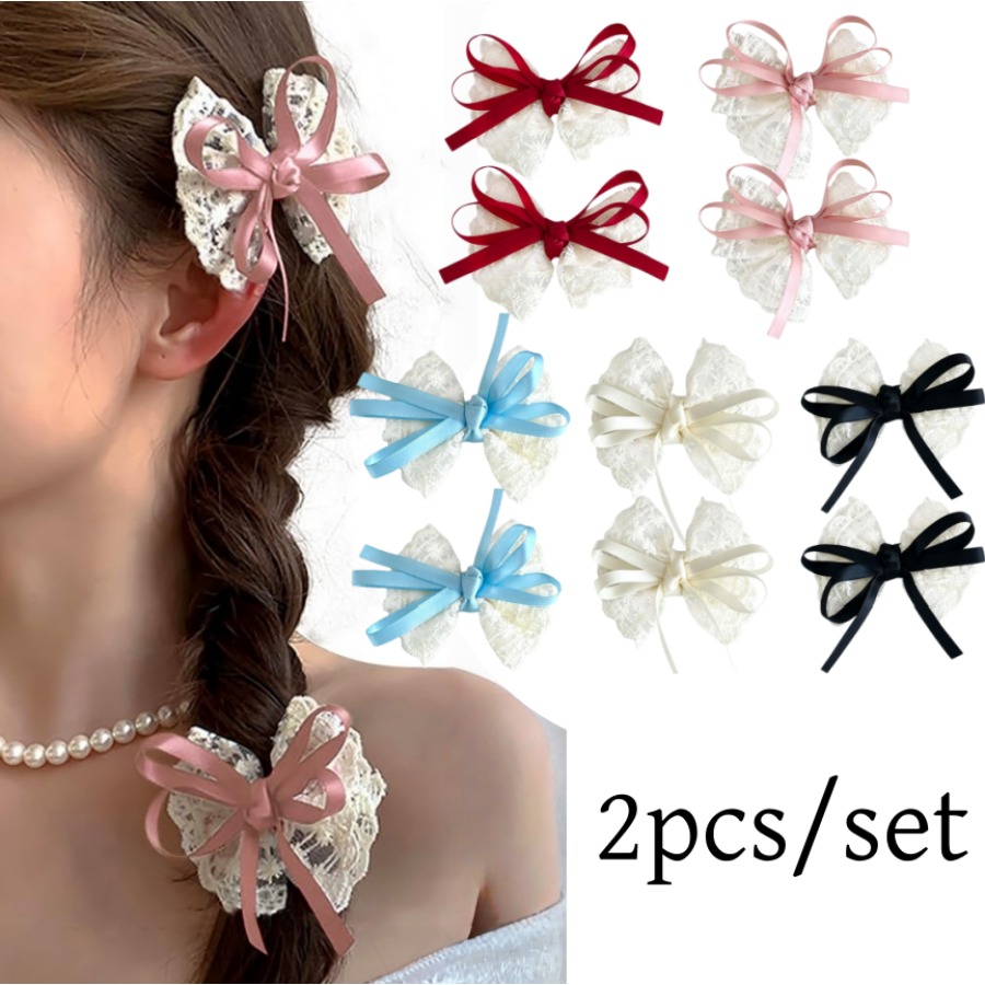 Travel Accessories Teens - 2 szt./zestaw Urocze spinki do włosów