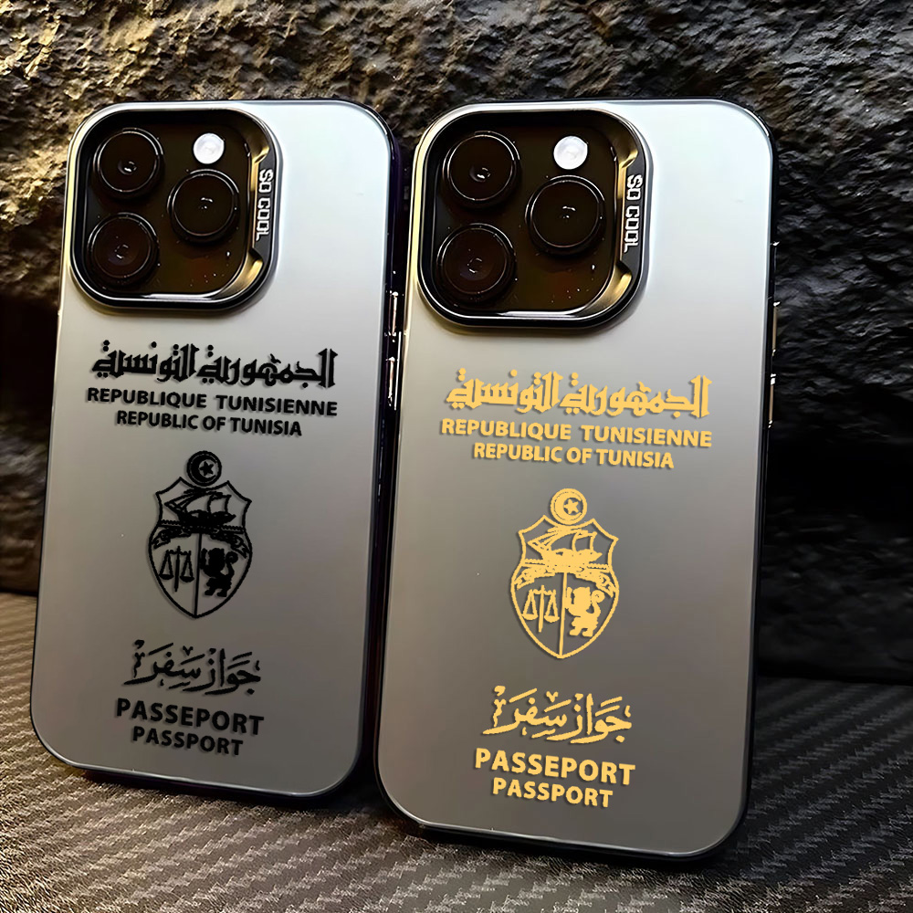 Travel Accessories Iphone - Etui na telefon z motywem paszportu