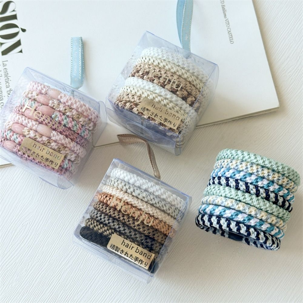Travel Accessories Kmart - 8 sztuk/zestaw Gumki do włosów Podstawowy
