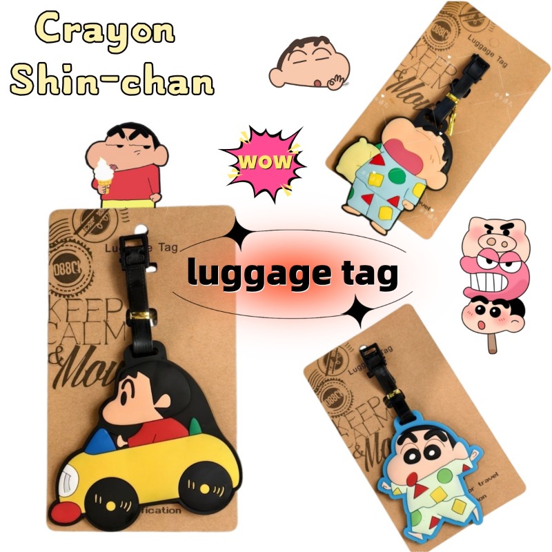 Travel Accessories New - Zawieszka do bagażu z motywem Crayon