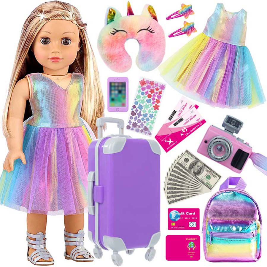 Ubranka i akcesoria dla lalek  – Travel Accessories Teens recenzja i cena