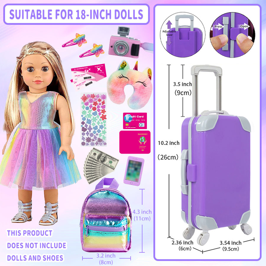 Ubranka i akcesoria dla lalek  – Travel Accessories Teens recenzja i cena