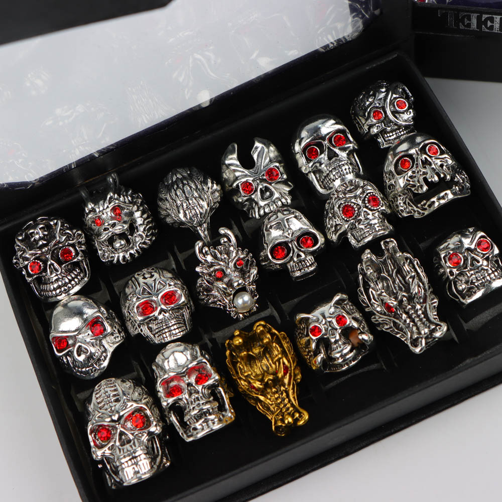10Pcs/Lot Retro Punk Style Red – Travel Accessories Gifts For Men recenzja i cena