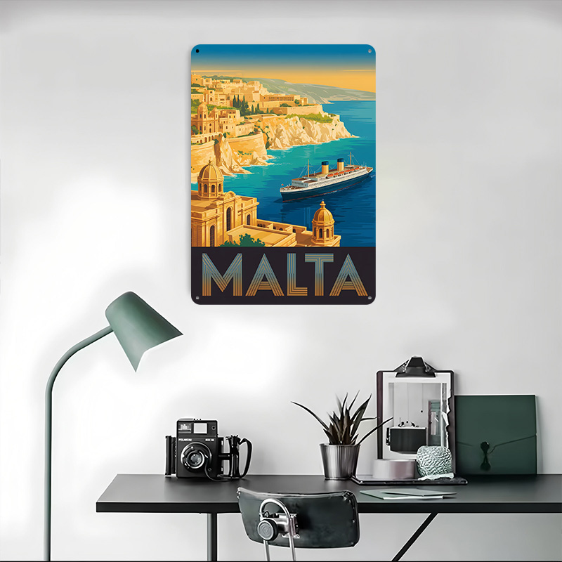 Metalowy plakat z motywem Malt – Travel Accessories Malta recenzja i cena