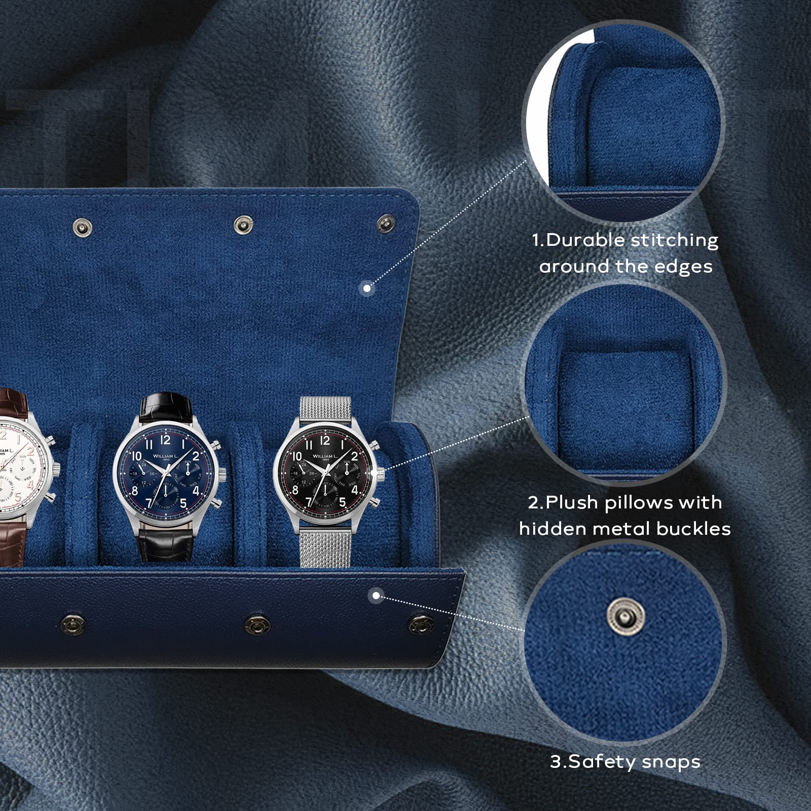 Organizer podróżny na zegarki  – Travel Accessories Gifts For Men recenzja i cena