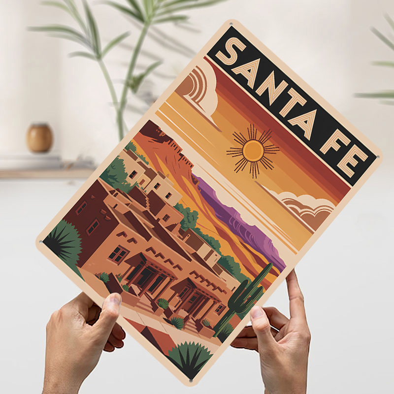 Plakat Podróżniczy Santa Fe, P – Travel Accessories For Europe recenzja i cena