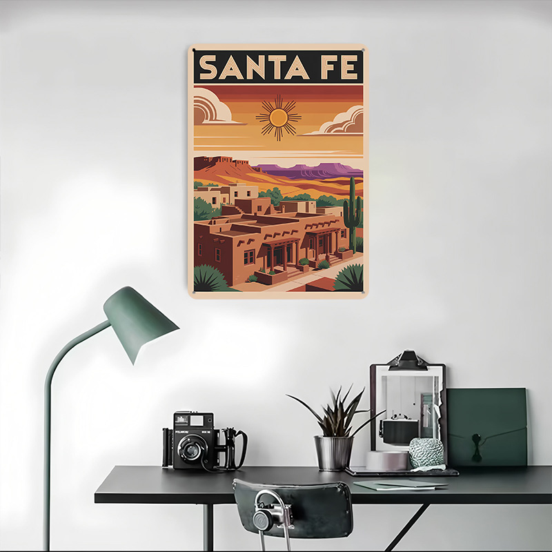Plakat Podróżniczy Santa Fe, P – Travel Accessories For Europe recenzja i cena