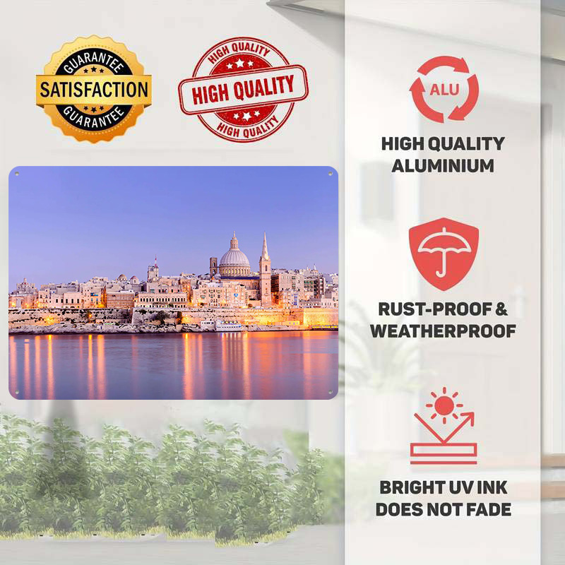 Metalowy plakat 3D Malta Valle – Travel Accessories Malta recenzja i cena