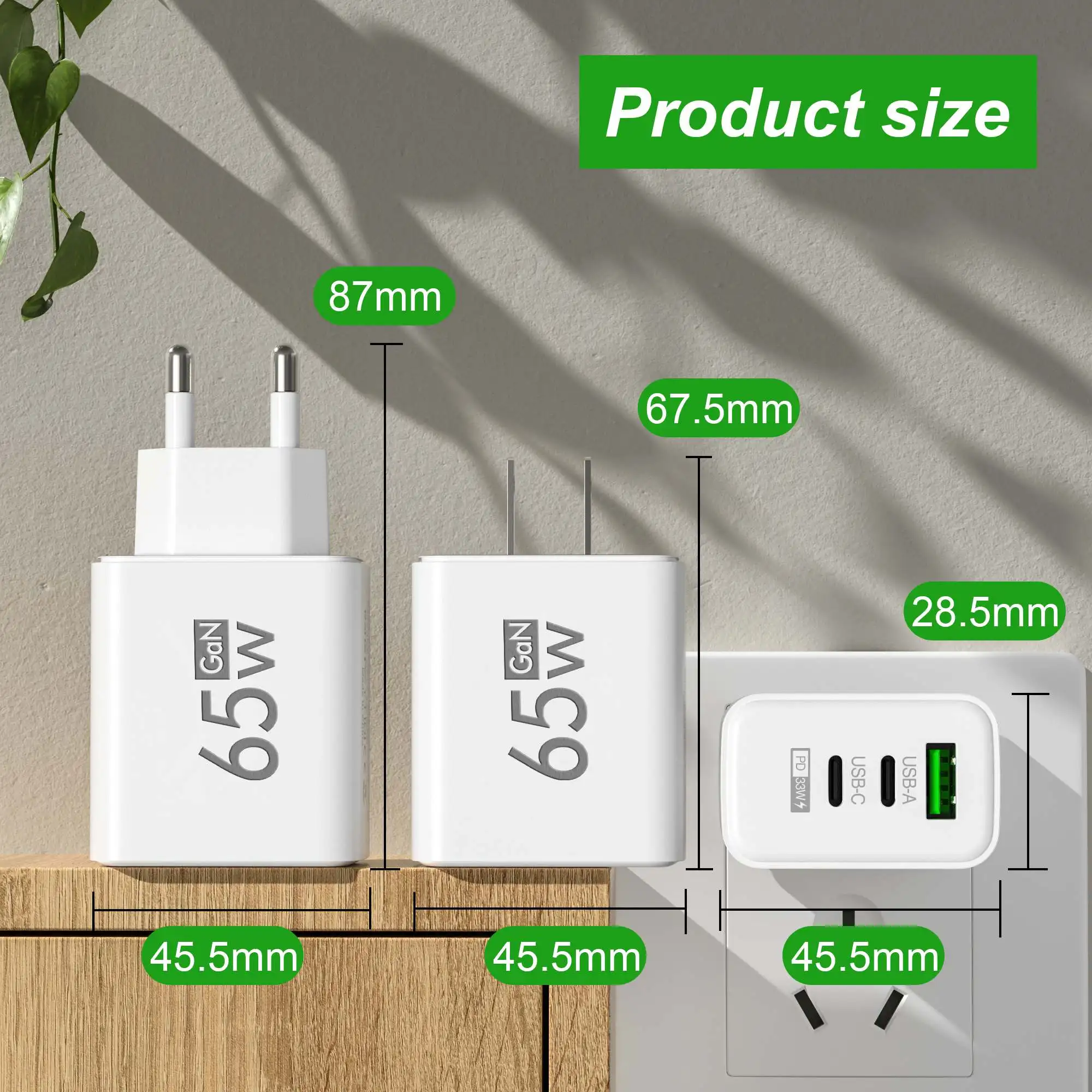 Składana ładowarka ścienna 65W – Travel Accessories Iphone recenzja i cena
