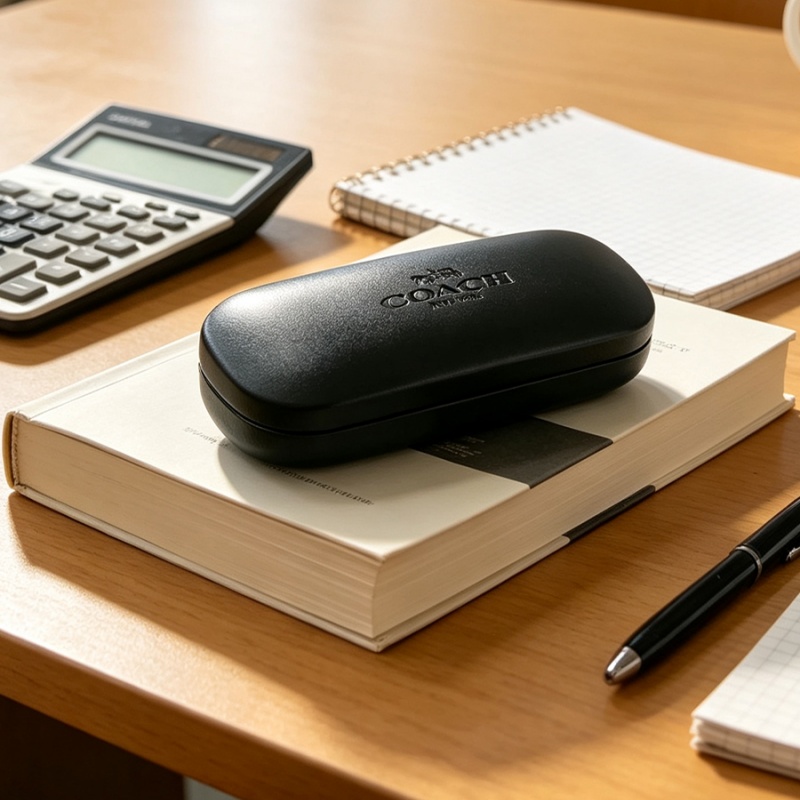 COACH Czarne, twarde etui na o – Travel Accessories Gifts For Men recenzja i cena