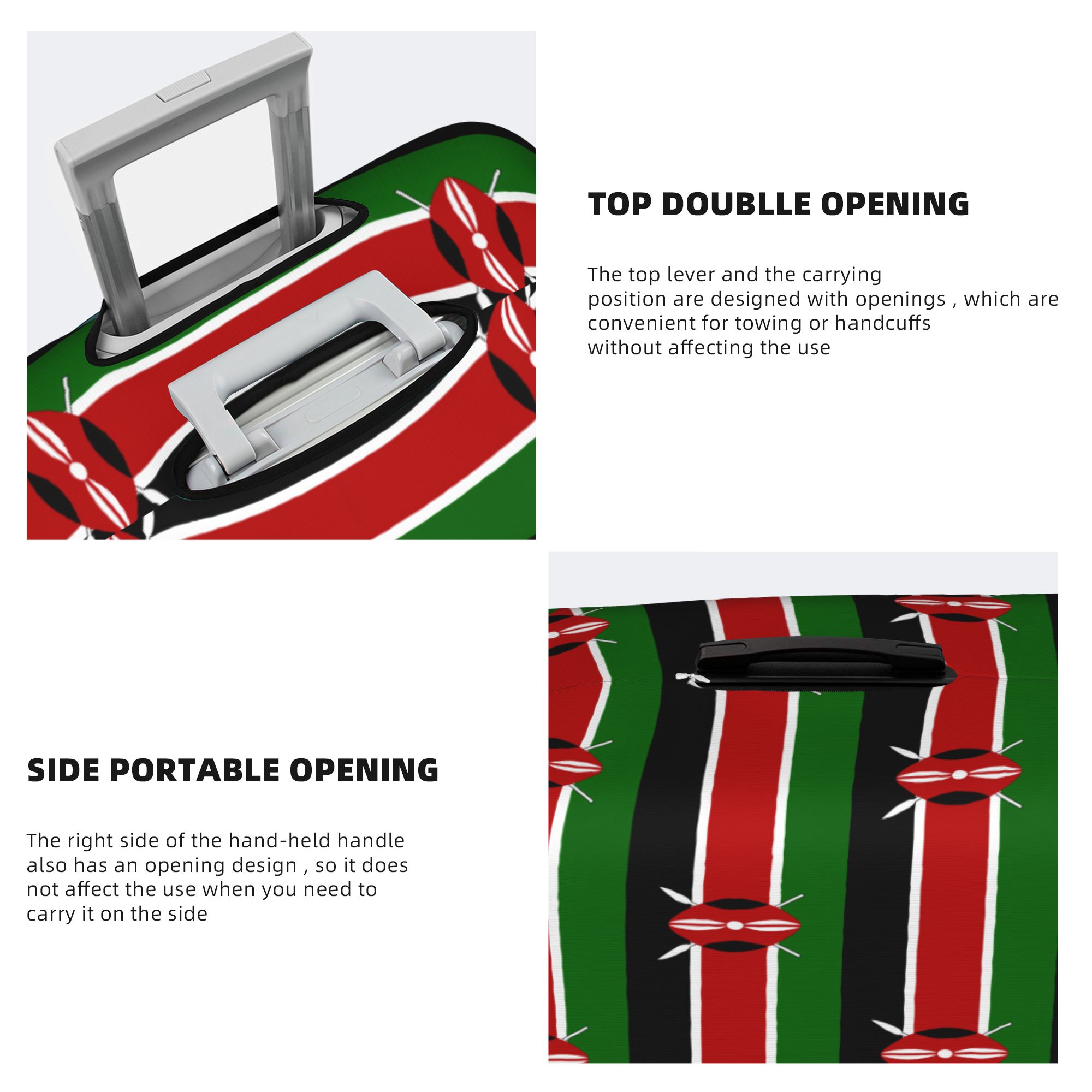 Pokrowiec na walizkę z flagą K – Travel Accessories Kenya recenzja i cena